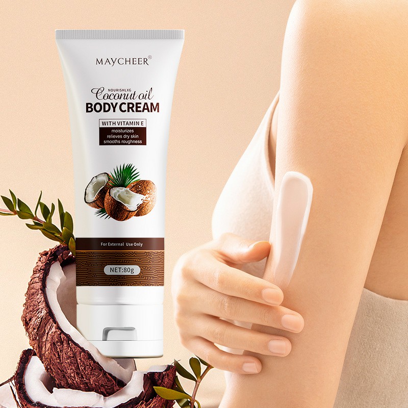 MAYCHEER Natural Coconut Oil Fragrance Body Lotion Moisturizing Hand and Body Moisturizer Dry Skin Hydrating Body Skin Care