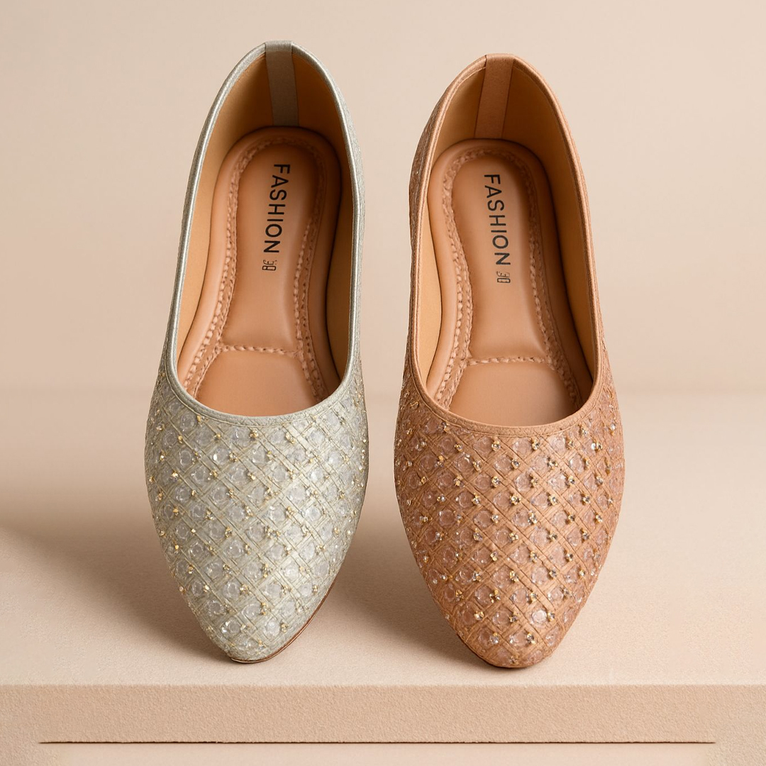 Women Ethnic Ballerinas Flats